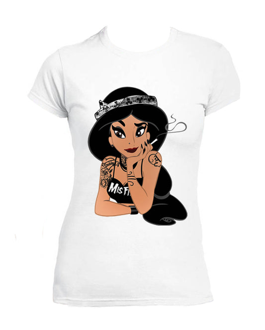 T Shirt Jasmine Donna Principesse Tatuate Rock