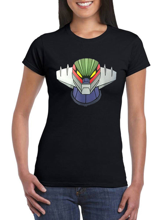 Jeeg Robot T-Shirt Woman 80s Cartoons