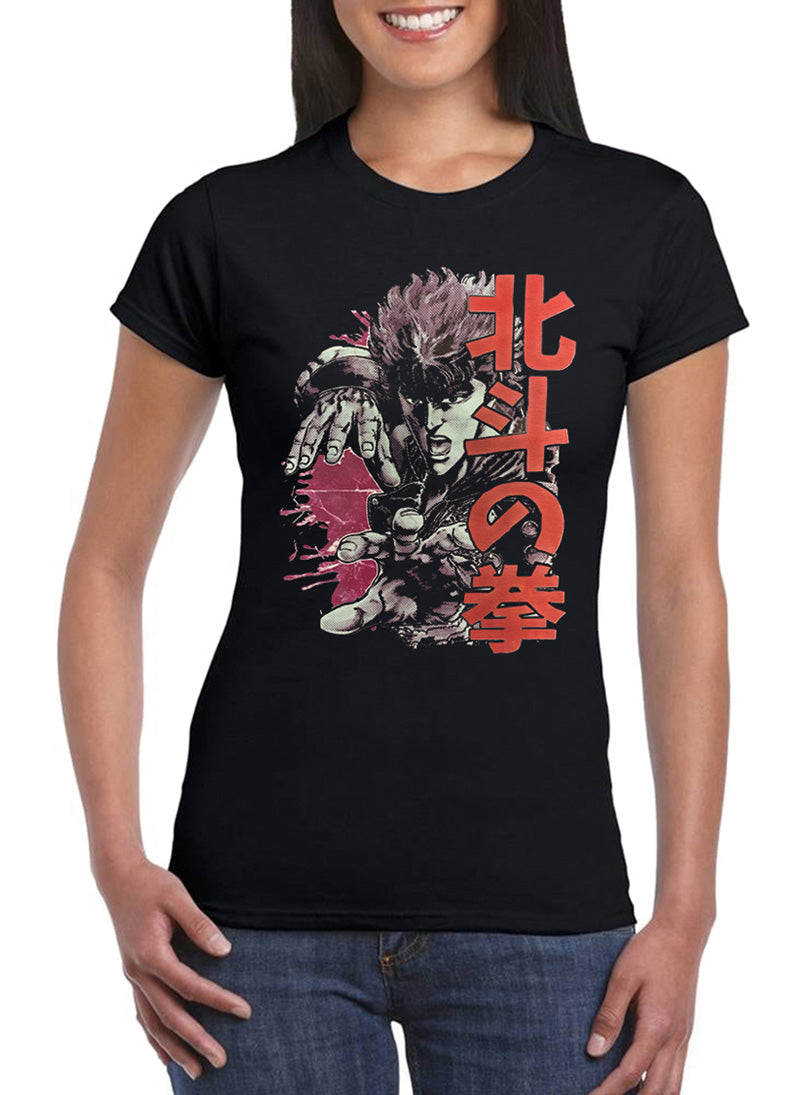 Kenshiro T-shirt Woman 80s Cartoons