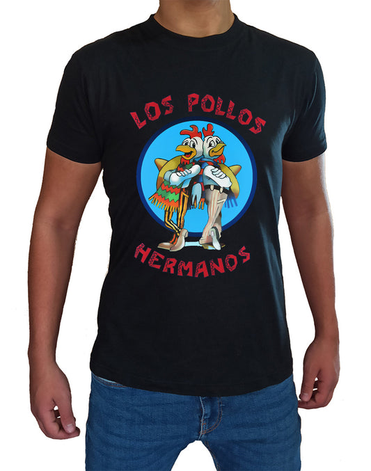 T Shirt Los Pollos Hermanos Uomo Bambino Breaking Bad Serie TV