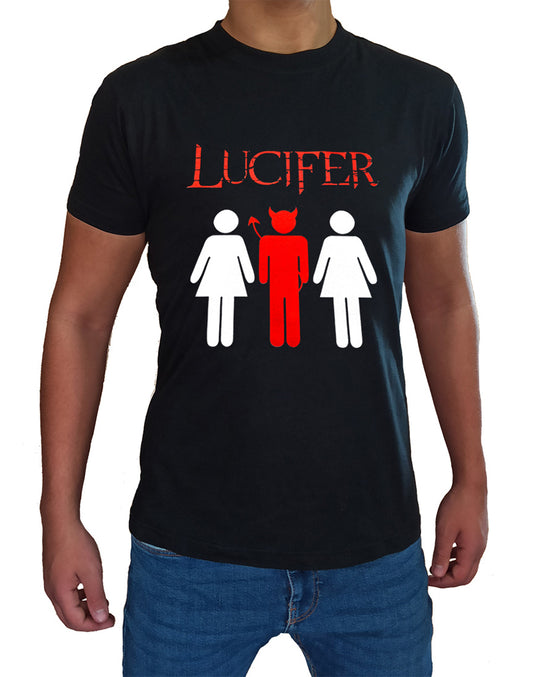 T Shirt Lucifer Devil Uomo Bambino Serie TV