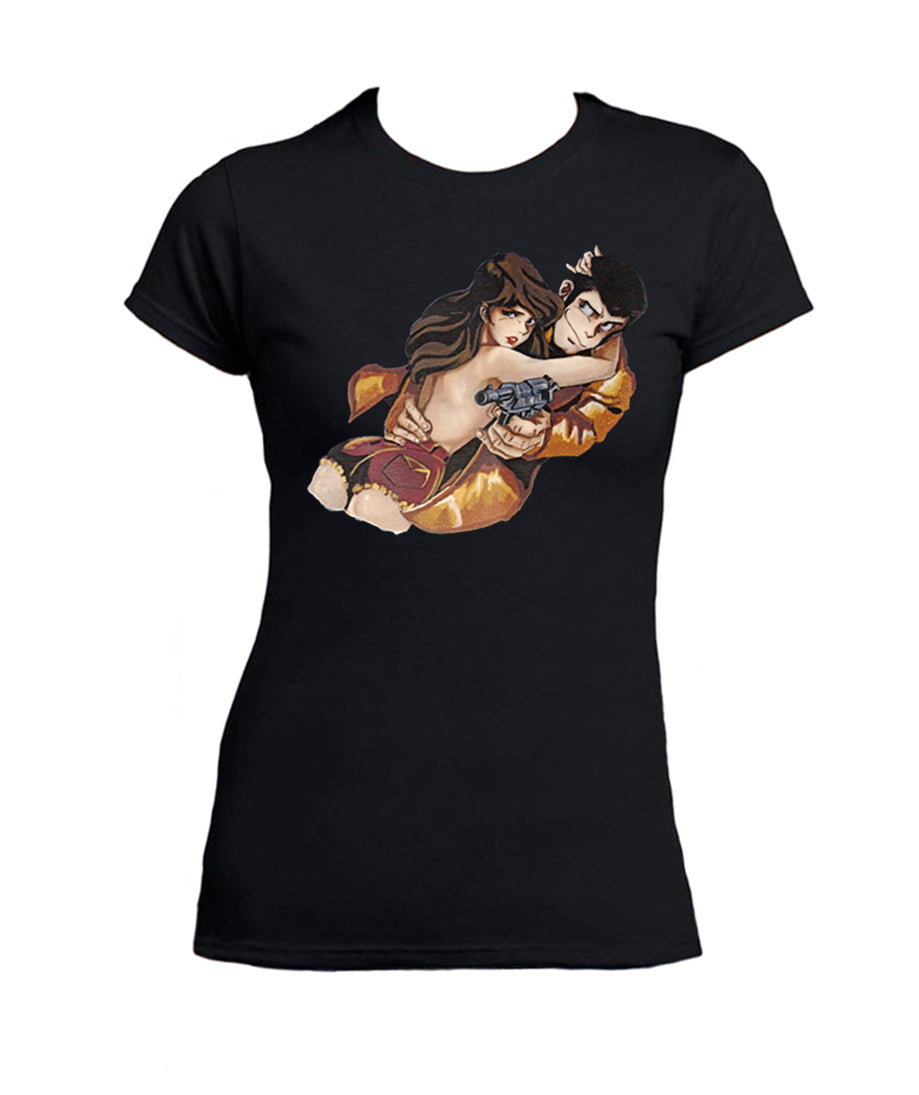 T Shirt Lupin e Margot Donna