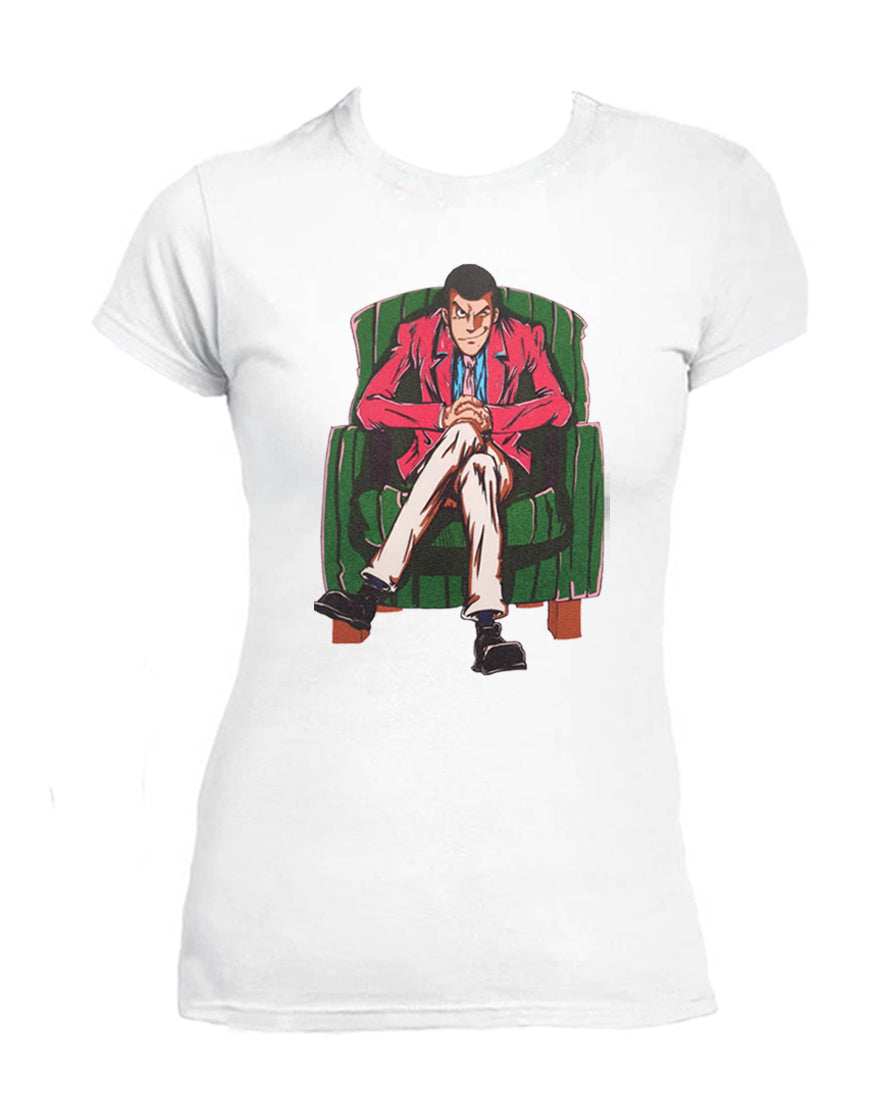 T Shirt Lupin 3 Donna Cartoni Animati Anni 90