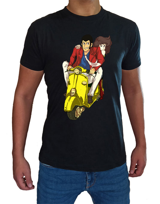 T Shirt Lupin 3 Uomo Bambino Margot Moto