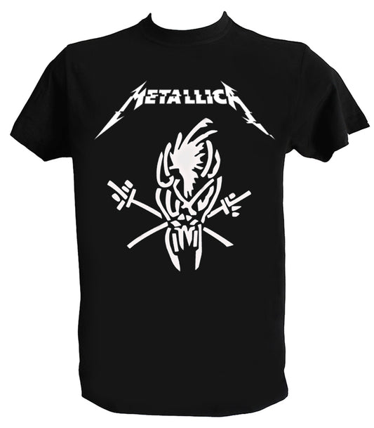 T Shirt Gruppo Rock Metal Uomo Bambino Scary Guy
