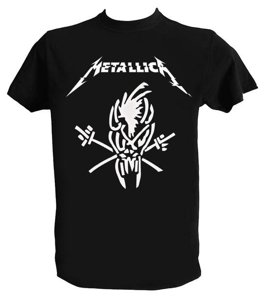 T-shirt groupe de Rock Metal pour hommes et enfants, gars effrayant