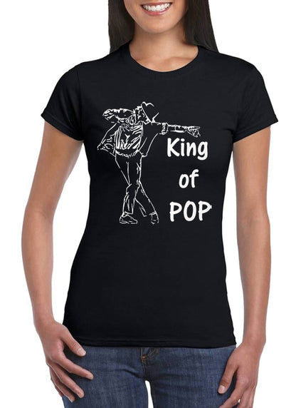 T Shirt Michael Pop Thriller Donna