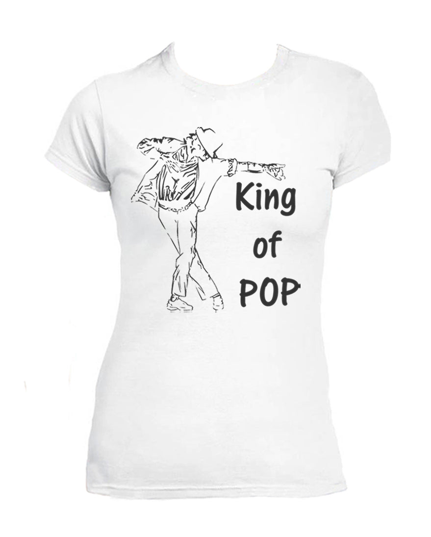 T Shirt Michael Pop Thriller Donna