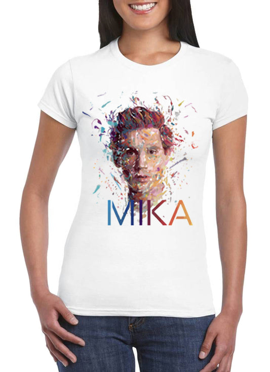 Mika T shirt Woman Songbook Pop