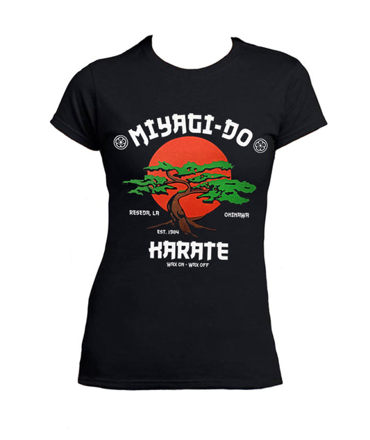 T Shirt Miyagi Do Donna Karate Kid Serie TV