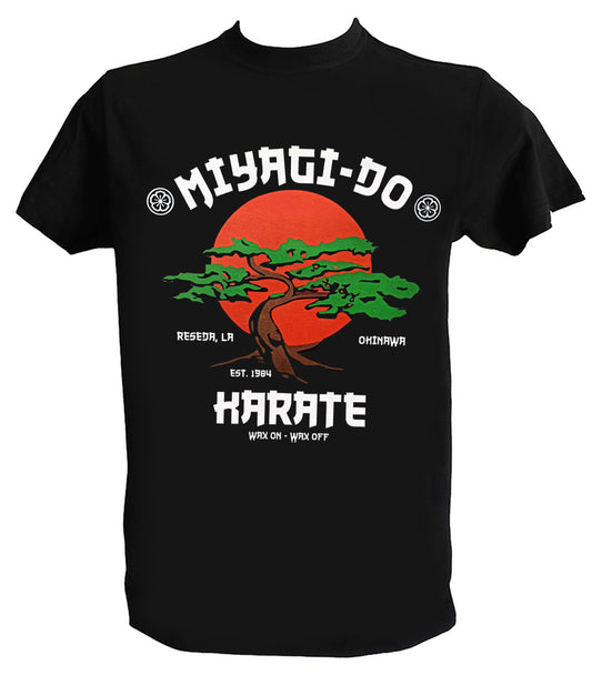 T Shirt Miyagi Do Uomo Bambino Karate Kid Serie TV