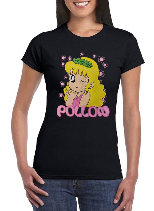 Pollon T-shirt Femme Dessins Animés Années 80