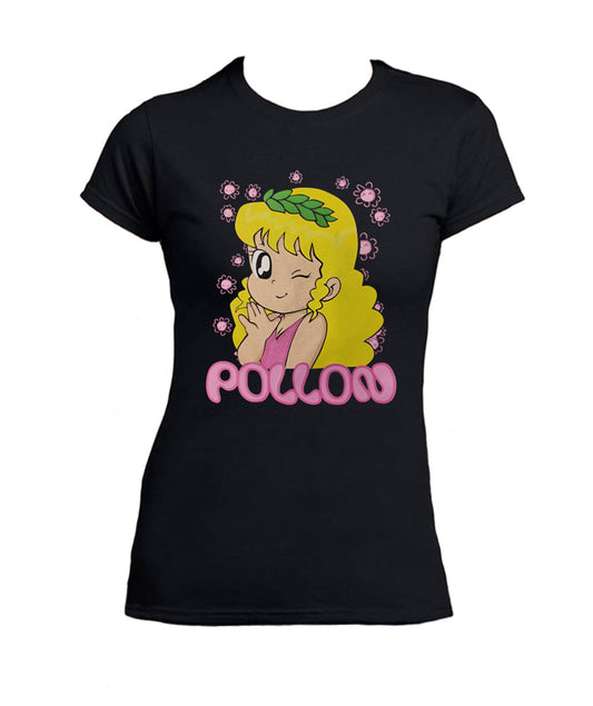 Pollon T-shirt Femme Dessins Animés Années 80