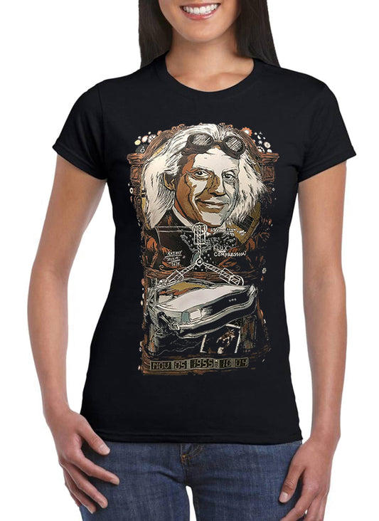 Tee shirt Retour Vers le Futur Femme Film Années 80