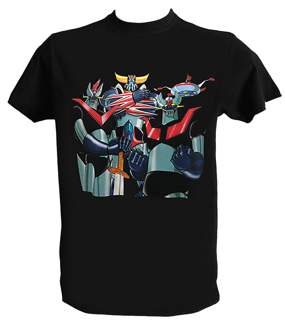 T Shirt Goldrake Mazinga Uomo Bambino Robot Anni 80