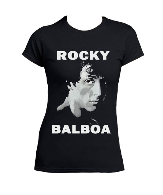 Tee Shirt Rocky Balboa Femme Film Années 80