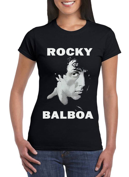 Tee Shirt Rocky Balboa Femme Film Années 80