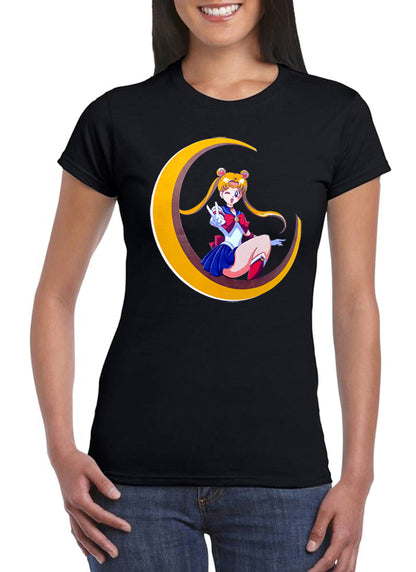 T Shirt Sailor Moon Donna Cartoni Animati