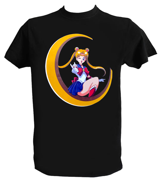 T Shirt Sailor Moon Uomo Bambino Cartoni Animati