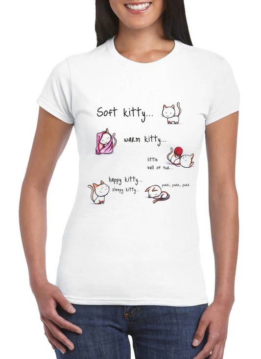 T Shirt Soft Kitty Sheldon Cooper Donna