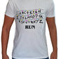 Alphabet Wall T-Shirt Man Child Eleven TV Series
