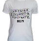 Alphabet Wall T-Shirt Man Child Eleven TV Series
