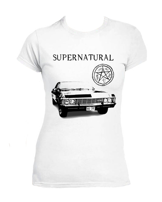T Shirt Supernatural Serie TV Donna