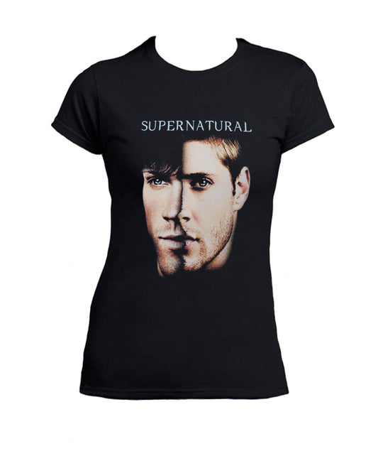 T Shirt Supernatural Donna Sam Dean Serie TV
