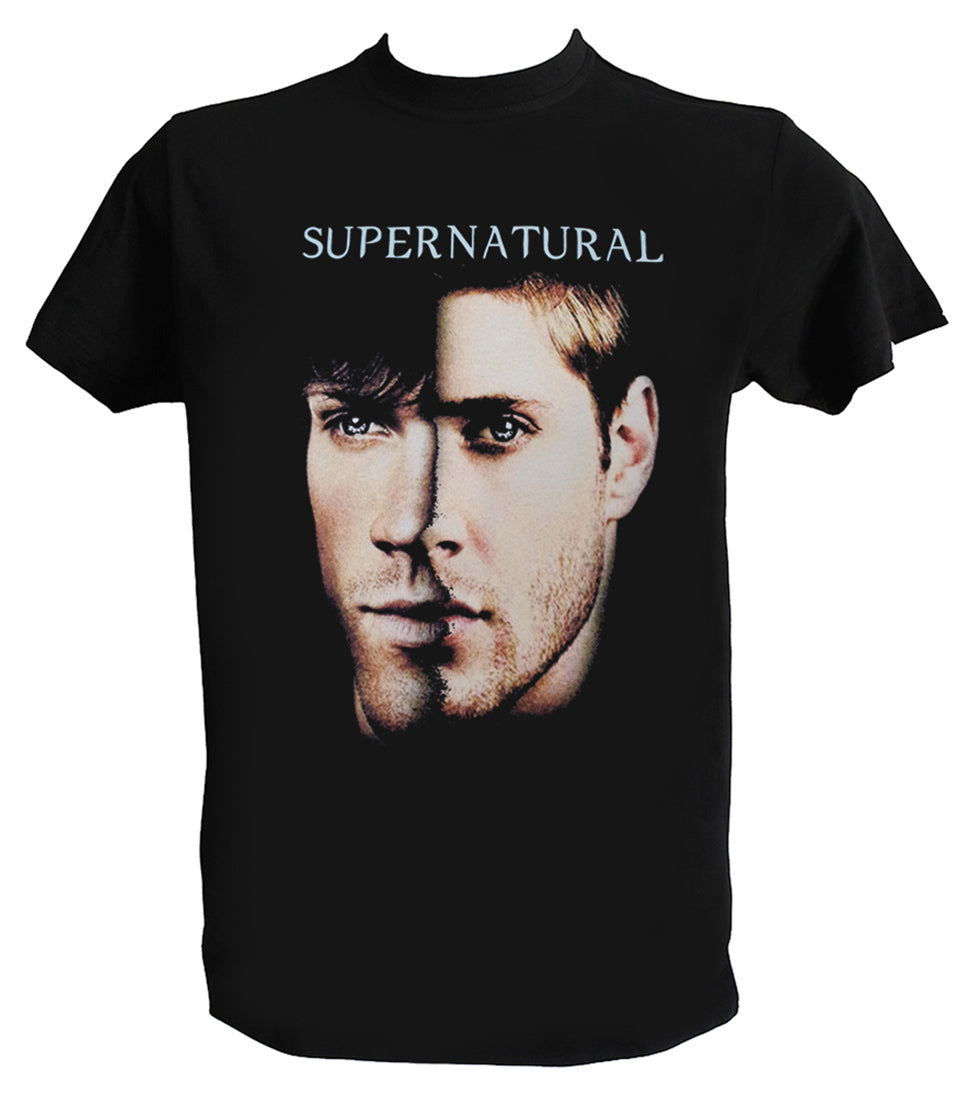 Tee Shirt Supernatural Homme Enfant Série TV Sam Dean