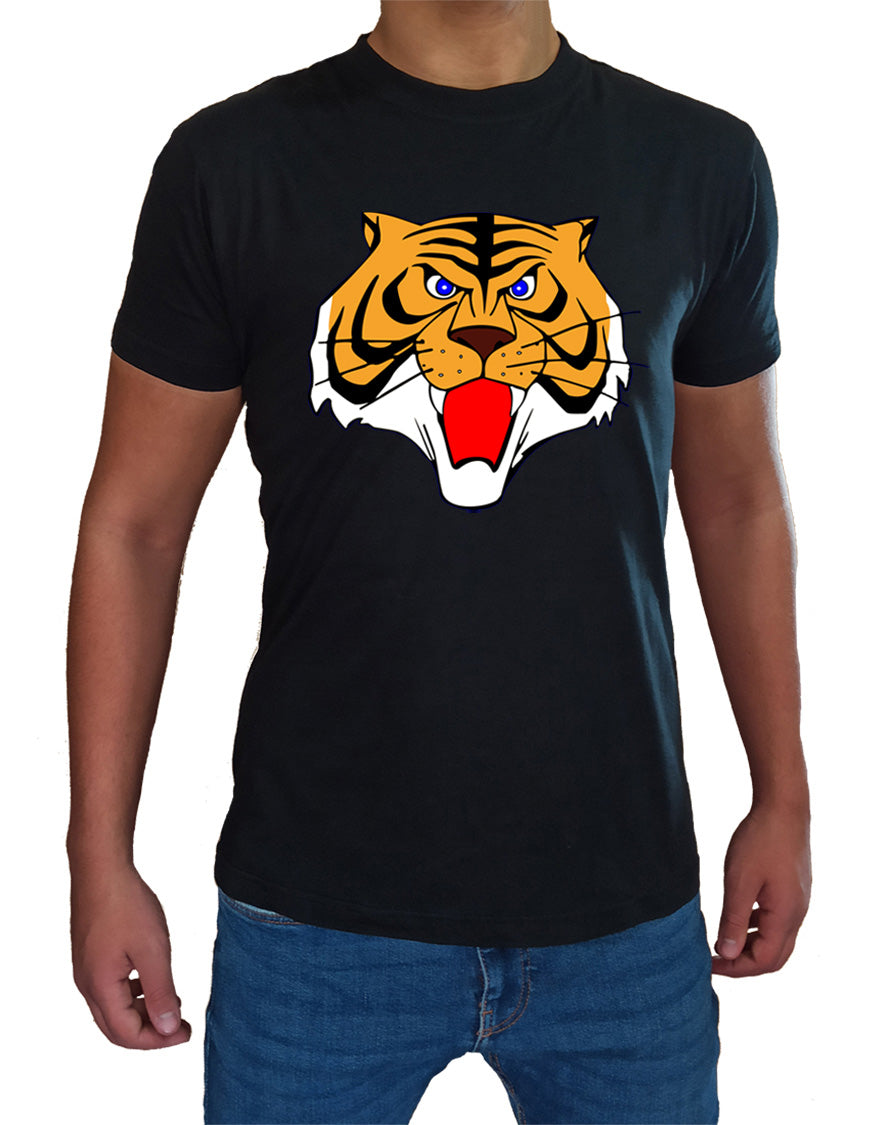 T Shirt Tiger Man Uomo Bambino Cartoni Animati Anni 80