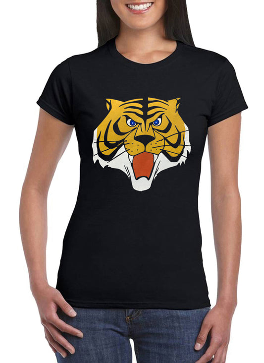 T Shirt Tiger Man Donna Cartoni Animati Anni 80